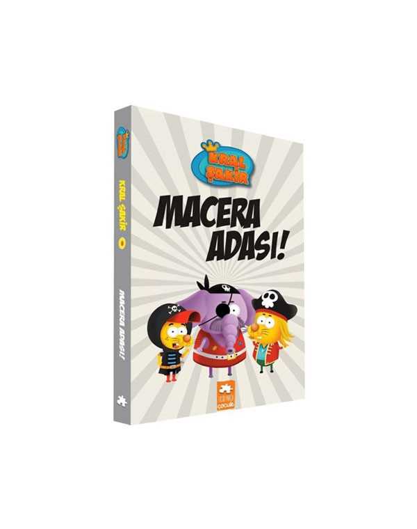 Kral Şakir Macera Adası kitap kapağı