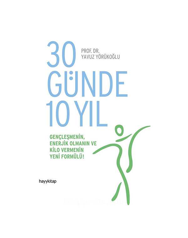 30 Günde 10 Yıl kitap kapağı