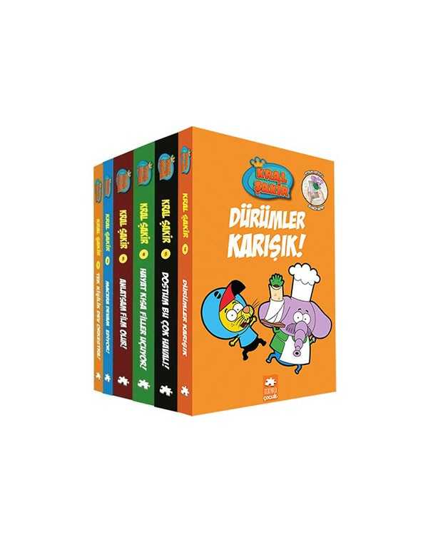 Kral Şakir Set (6 kitap) kitap kapağı