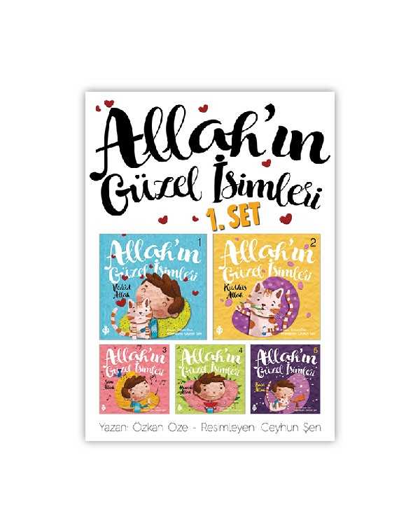 Allah’ın Güzel İsimleri 1. Set - 5 Kitap Takim kitap kapağı