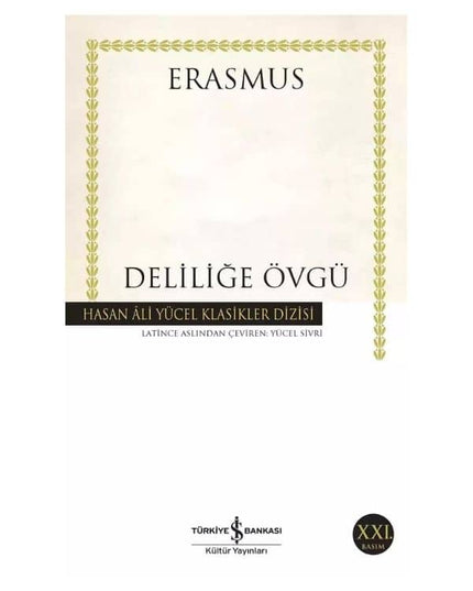 Deliliğe Övgü kitap kapağı