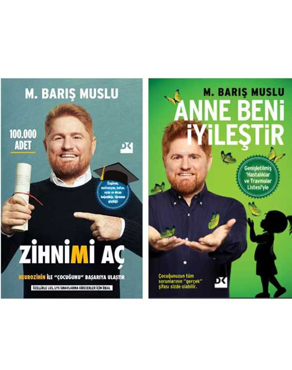 Doğan Barış Muslu Set  Zihnimi Aç ve Anne Beni İyileştir kitap kapağı