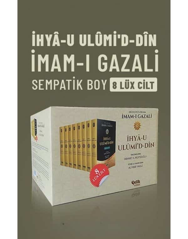 İhya-U Ulumi'd Din 
(8 Cilt Küçük Boy)
 İmam Gazali kitap kapağı 