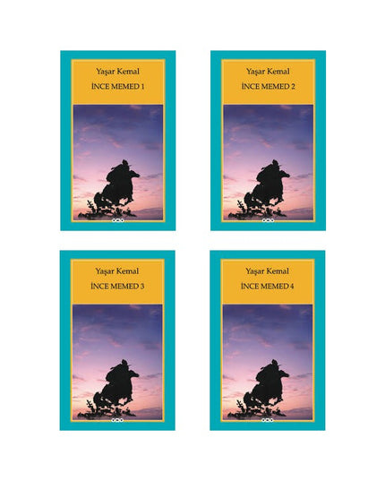 İnce Memed 4 Kitap Set (1-2-3-4) kitap kapağı