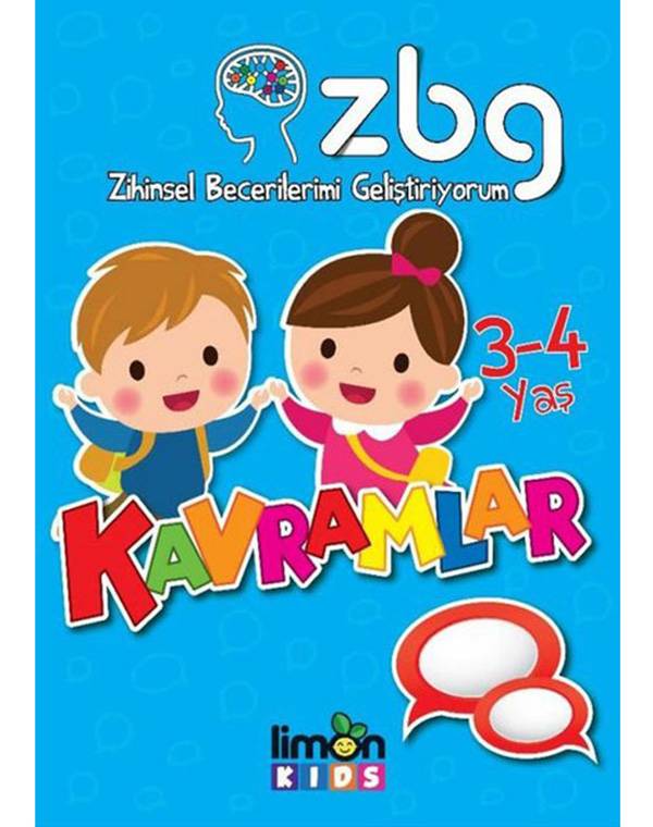 Kavramlar 3-4 Yaş kitap kapağı