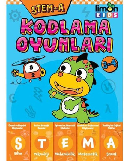 Kodlama Oyunları (3-4 Yaş) kitap kapağı