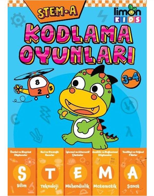Kodlama Oyunları (3-4 Yaş) kitap kapağı