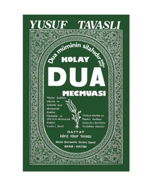 Kolay Dua Mecmuası - Yusuf Tavaslı kitap kapağı