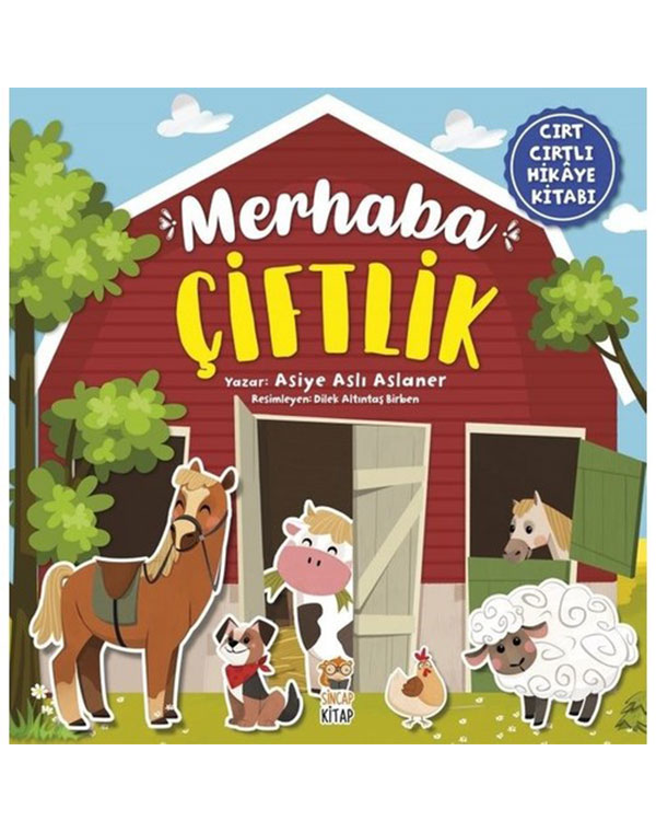 Merhaba Çiftlik (Cırt Cırtlı Hikâye Kitabı) kitap kapağı