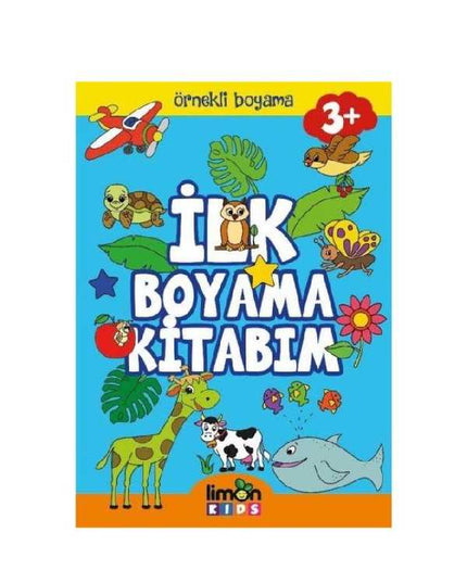 İlk Boyama Kitabım-Örnekli Boyama kitap kapağı