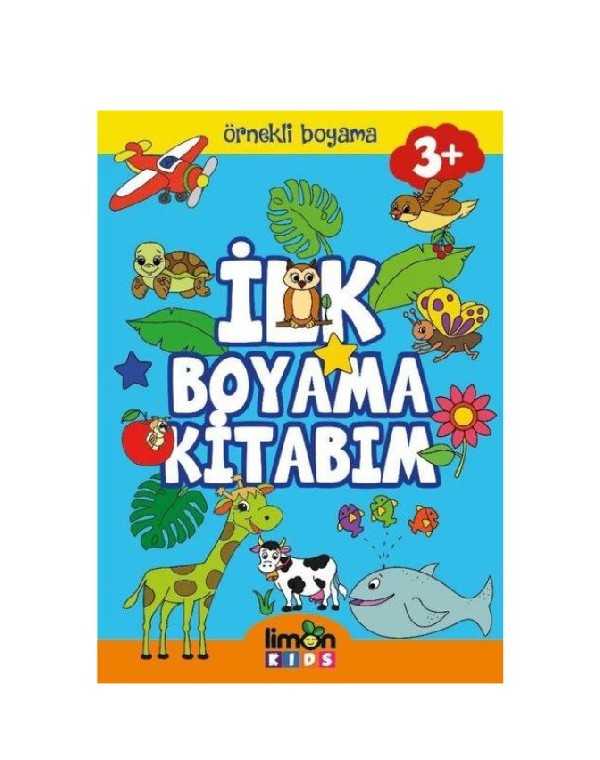 İlk Boyama Kitabım-Örnekli Boyama kitap kapağı