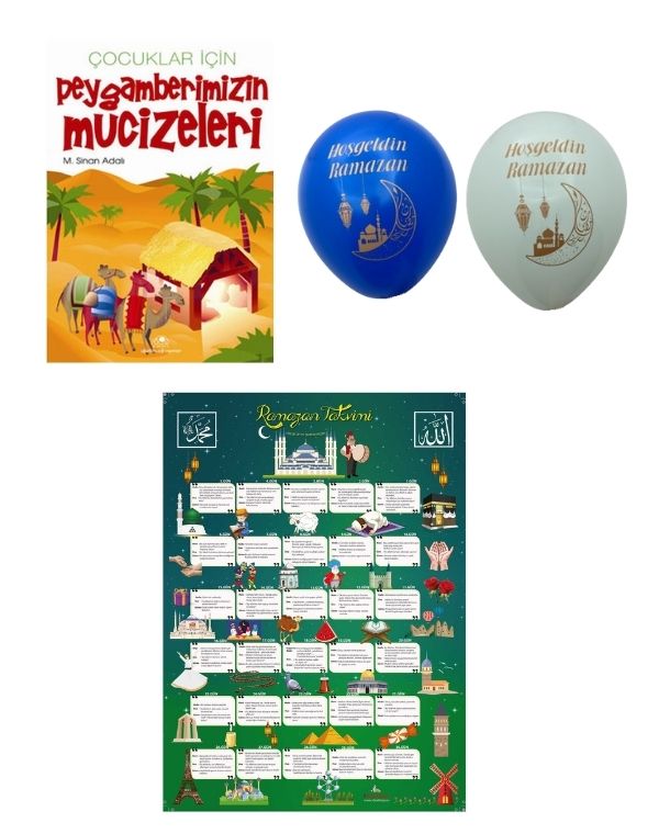Ramazan Ayı 7-12 yaş Seti kitap kapağı