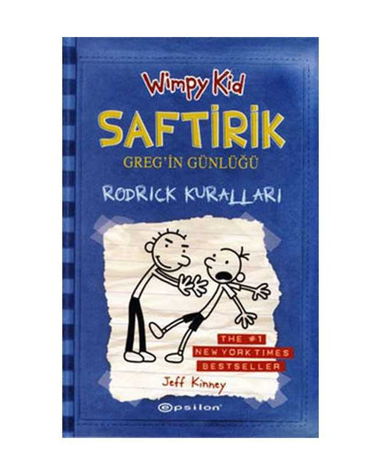 Saftirik Greg'in Günlüğü 2- Rodrick Kuralları kitap kapağı