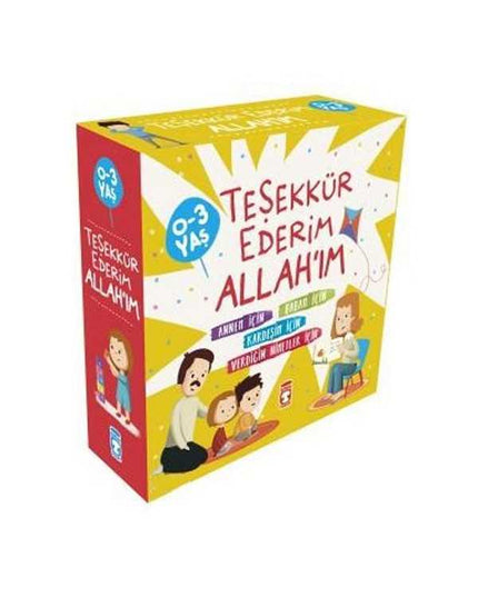 Teşekkür Ederim Allah'ım 0-3 yaş Seti (4 Kitap) kitap kapağı