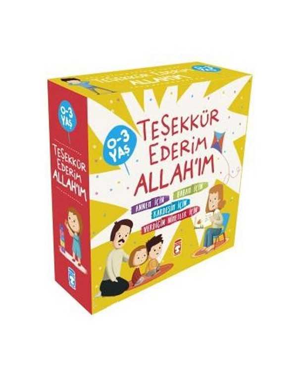 Teşekkür Ederim Allah'ım 0-3 yaş Seti (4 Kitap) kitap kapağı