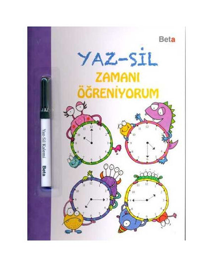 Yaz - Sil Zamanı Öğreniyorum (Kalemli) kitap kapağı