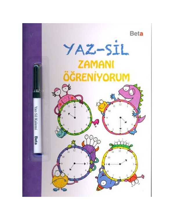 Yaz - Sil Zamanı Öğreniyorum (Kalemli) kitap kapağı
