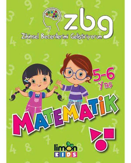 Zihinsel Becerilerimi Geliştiriyorum Matematik 5-6 Yaş kitap kapağı