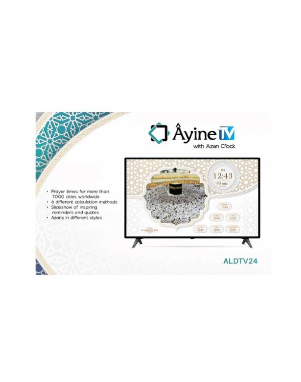 AYiNE TV Ezan Saati - Smart TV -24" - Kitap Oku