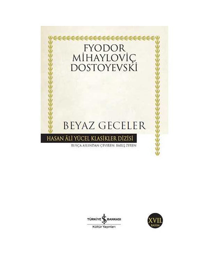 Beyaz Geceler kitap kapağı