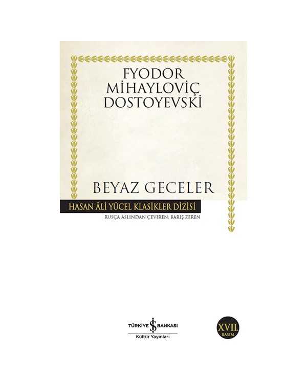 Beyaz Geceler kitap kapağı