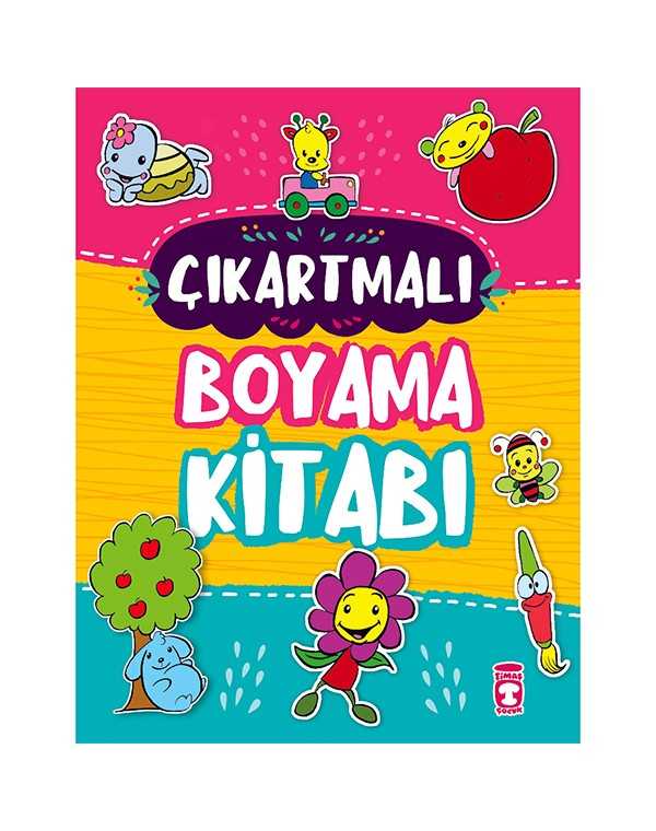 Çıkartmalı Boyama Kitabı kitap kapağı