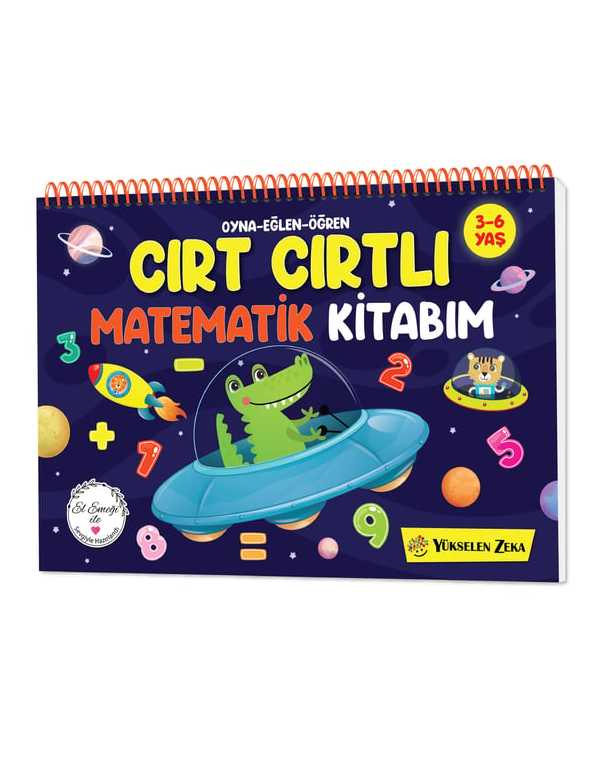 Cırt Cırtlı Matematik Kitabım 3-6 yaş kitap kapağı