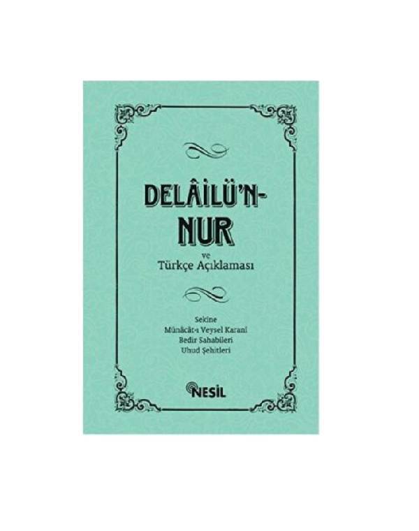Delailü'n-Nur ve Türkçe Açıklaması kitap kapağı