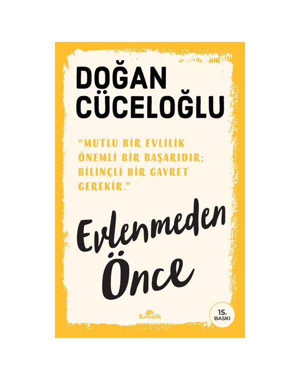 Evlenmeden Önce kitap kapağı