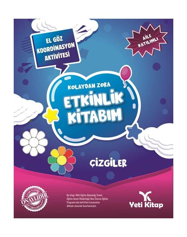 Kolaydan Zora Etkinlik Kitabım - Çizgiler kitap kapağı
