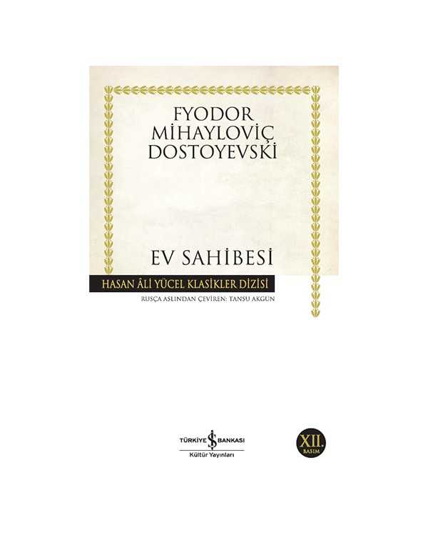 Ev Sahibesi kitap kapağı