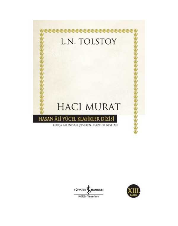 Hacı Murat kitap kapağı