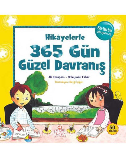 Hikayelerle 365 Gün Güzel Davranış kitap kapağı