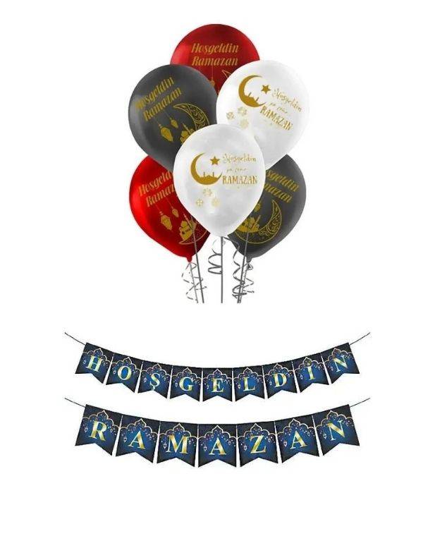 Balonlu Hosgeldin Ramazan Süsü