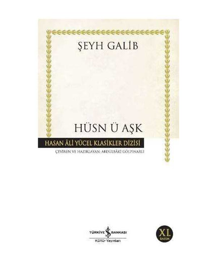 Hüsn-ü Aşk - Hasan Ali Yücel Klasikleri kitap kapağı