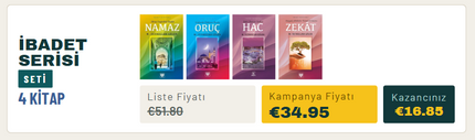 Pırlanta Eserleri - İbadet Serisi Tam Set (4 Kitap)