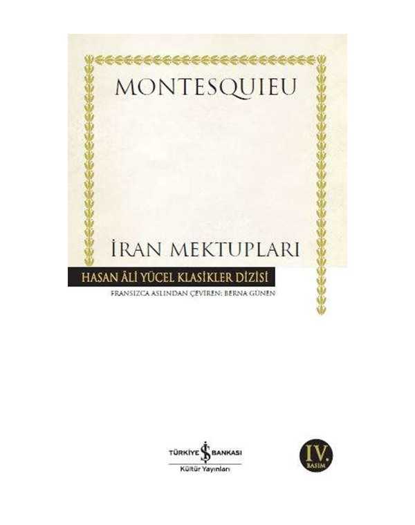 İran Mektupları kitap kapağı