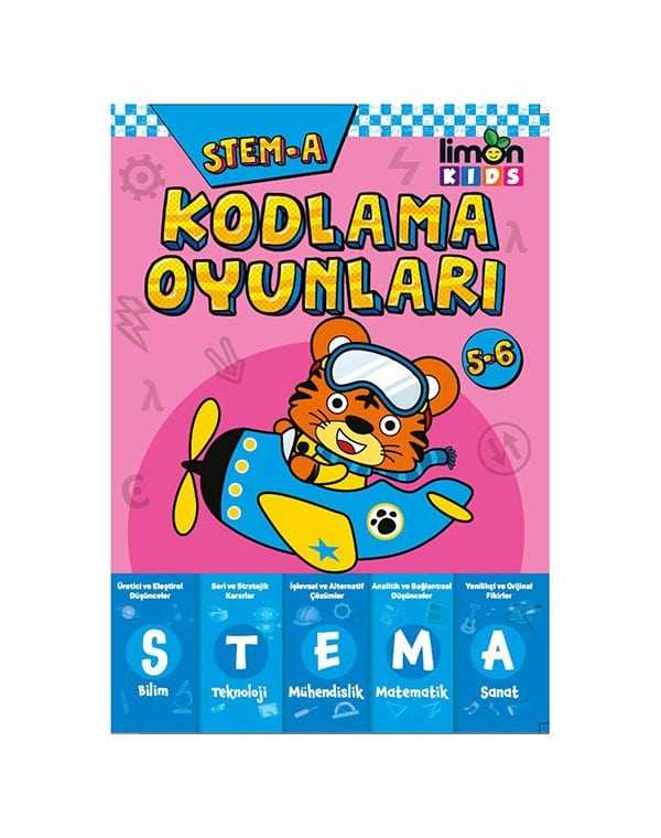 Kodlama Oyunları 5-6 Yaş kitap kapağı