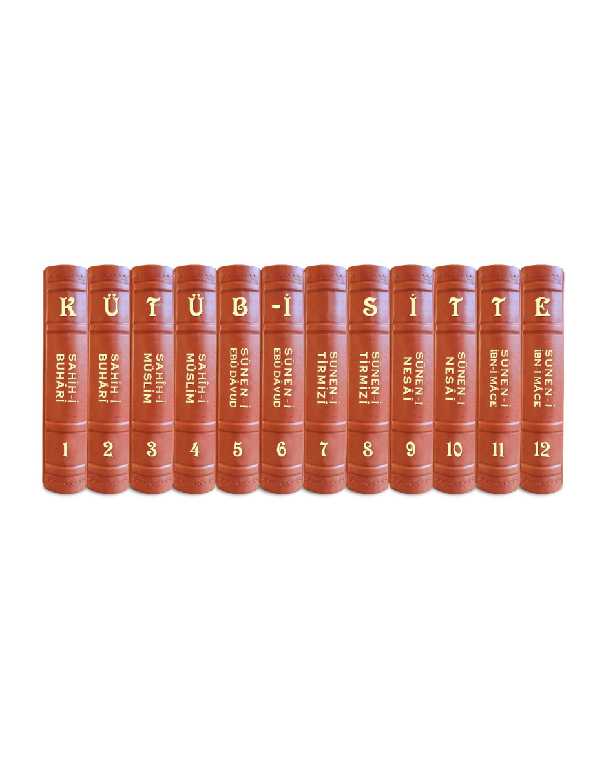 Kütüb-i Sitte  (12 Kitap Takım Termo Deri Lüx Cilt) kitap kapağı