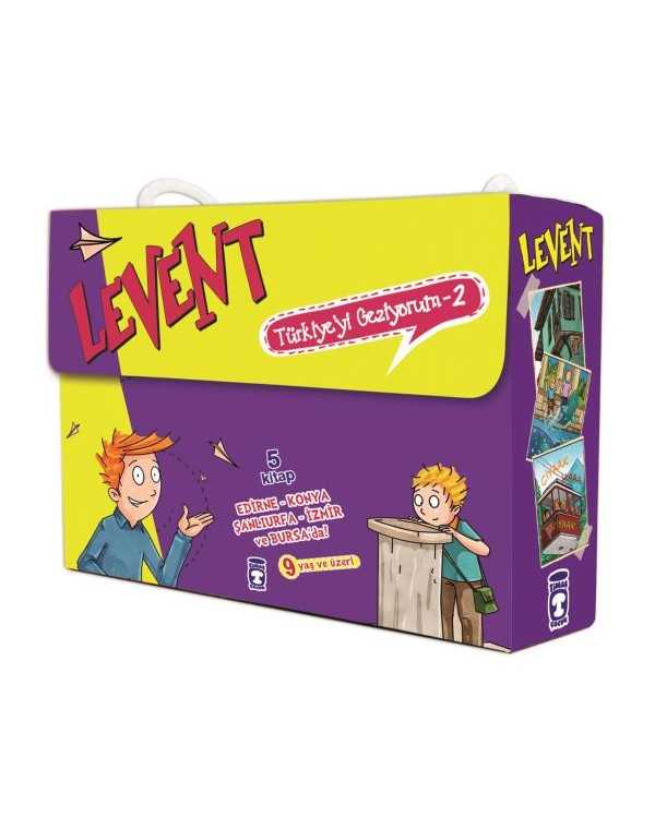 Levent Türkiyeyi Geziyorum 2.Set 5 Kitap Takım kitap kapağı