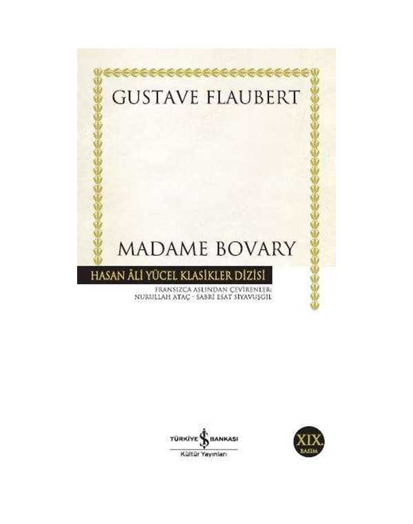 Madame Bovary kitap kapağı