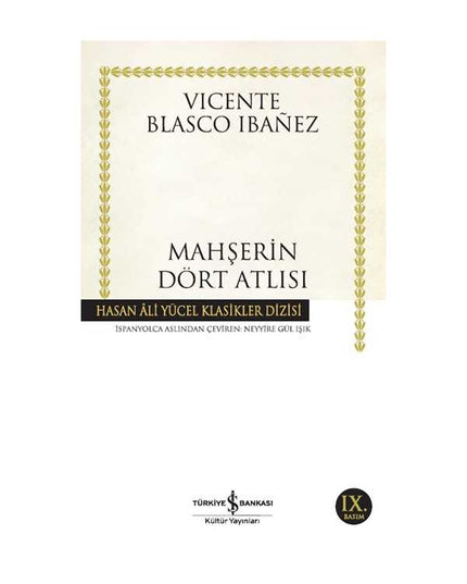 Mahşerin Dört Atlısı kitap kapağı