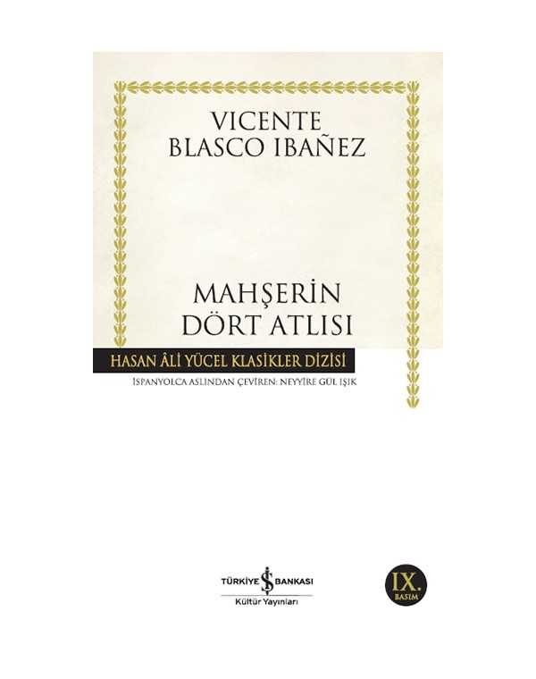 Mahşerin Dört Atlısı kitap kapağı