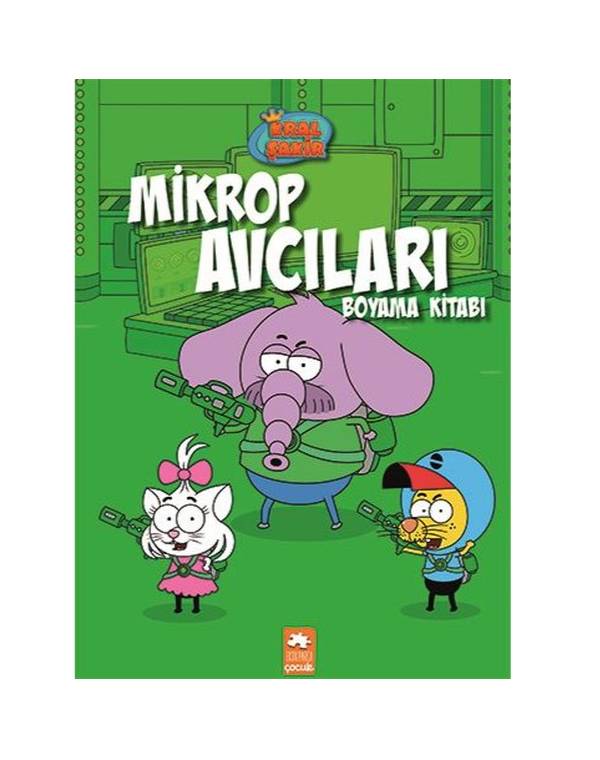 Kral Şakir - Mikrop Avcıları - Boyama Kitabı kitap kapağı