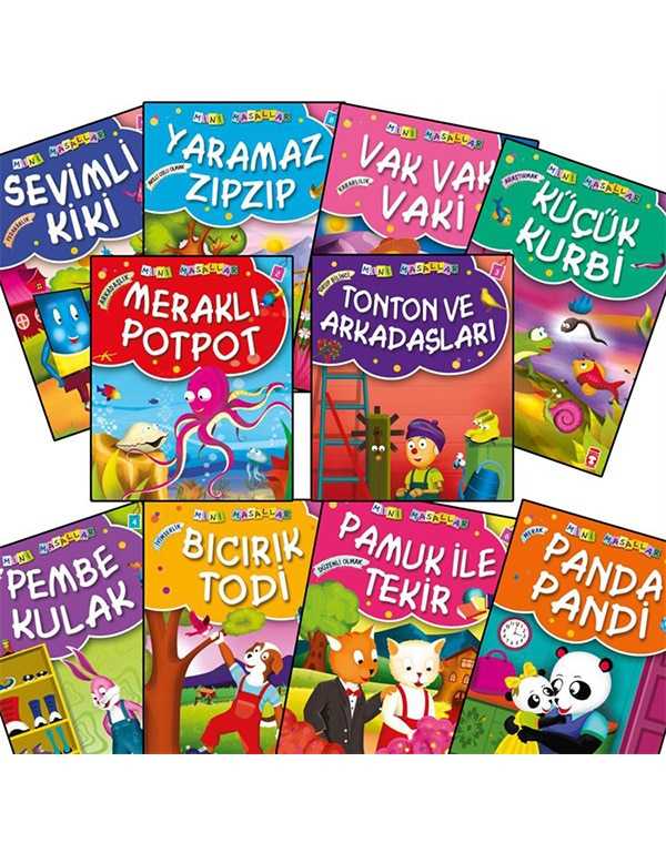 Mini Masallar -1 (10 Kitap) kitap kapağı