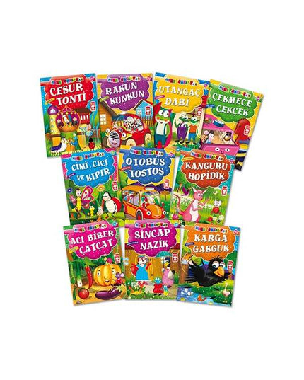 Mini Masallar-2 (10 Kitap Takım) kitap kapağı