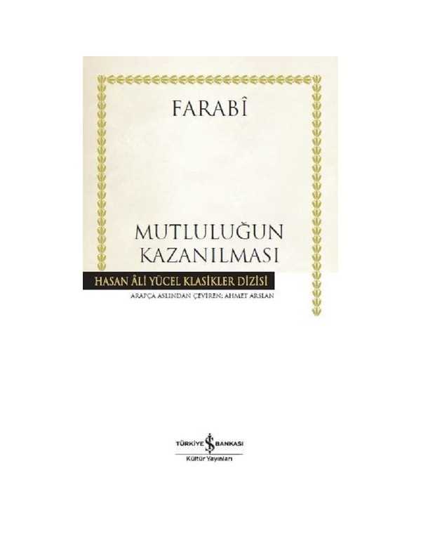 Mutluluğun Kazanılması kitap kapağı