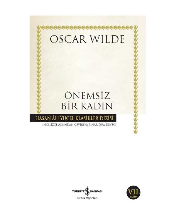 Önemsiz Bir Kadın kitap kapağı