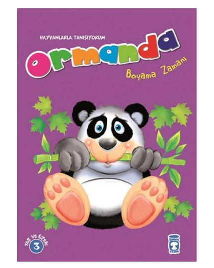 Boyama kitabı - Hayvanlarla Tanışıyorum kitap kapağı