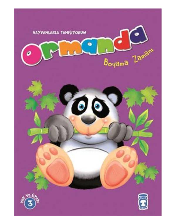 Boyama kitabı - Hayvanlarla Tanışıyorum kitap kapağı